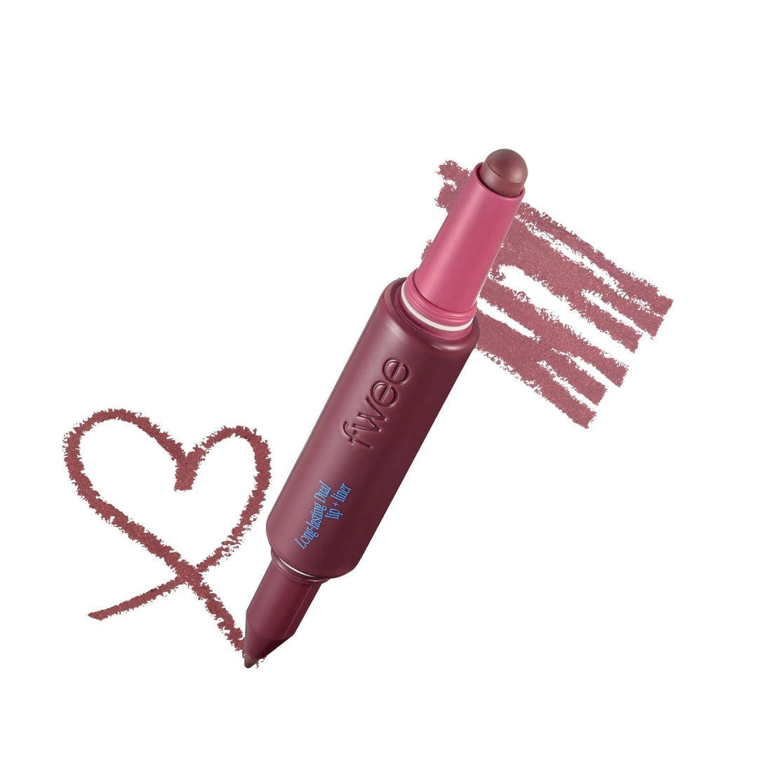 Labial Doble Long-Lasting Dual Coloring Stick Lip + Liner Fwee