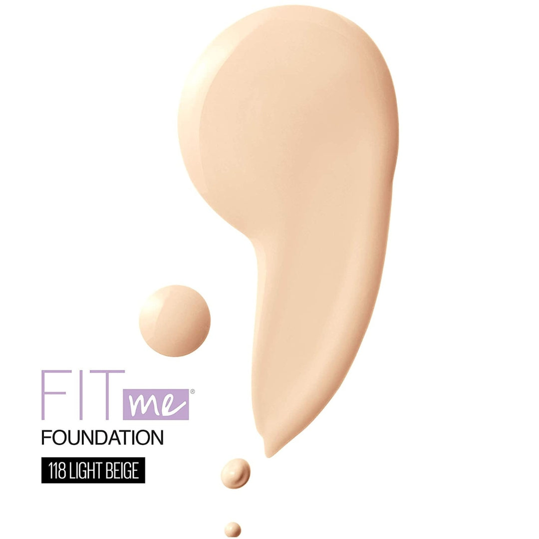 Base Fit Me Luminosa - Dewy + Smooth Foundation Fit me 30ml Maybelline