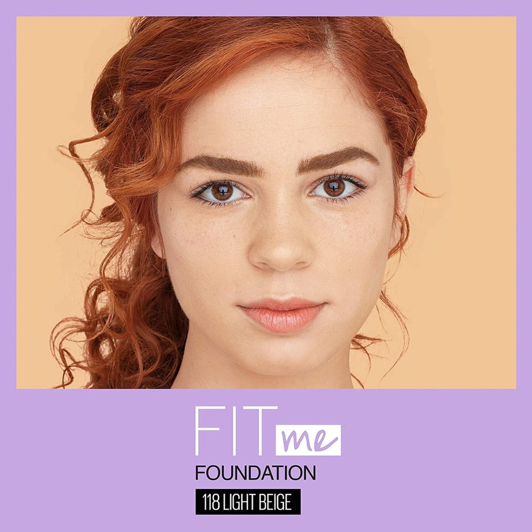 Base Fit Me Luminosa - Dewy + Smooth Foundation Fit me 30ml Maybelline