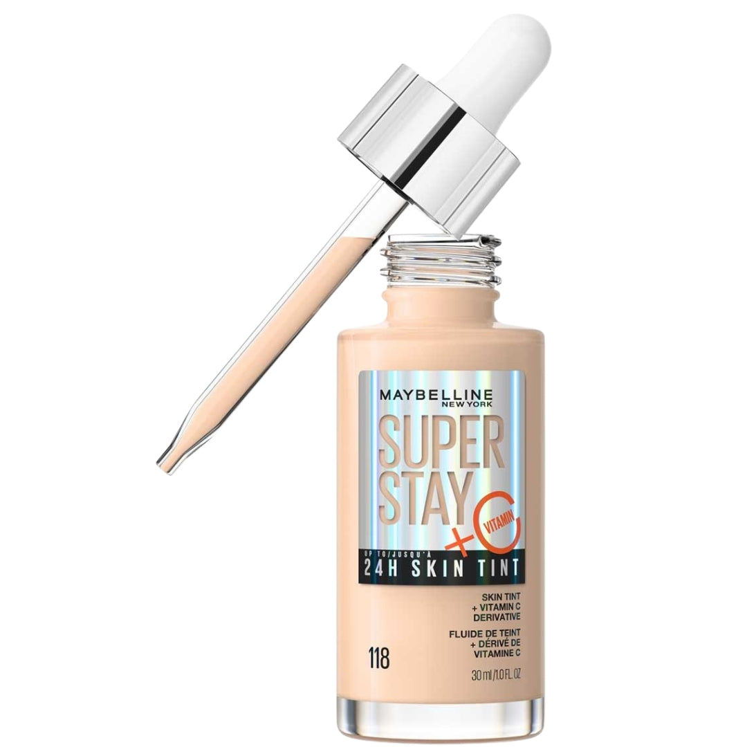 Base de Maquillaje Ligera- Super Stay Skin Tint + Vitamina C*24h 30ml Maybelline