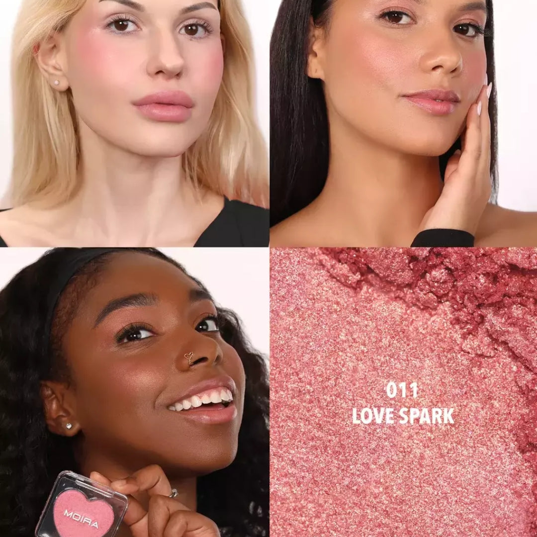 Rubor en polvo Love Spell En forma de Corazon Love Spell Powder Blush Moira