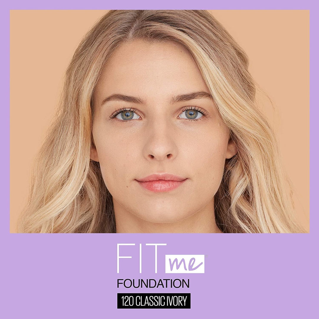Base Fit Me Luminosa - Dewy + Smooth Foundation Fit me 30ml Maybelline