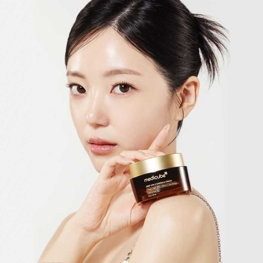 Crema iluminadora en capsulas con vitamina C 55g Medicube | Deep Vita C Capsule Cream