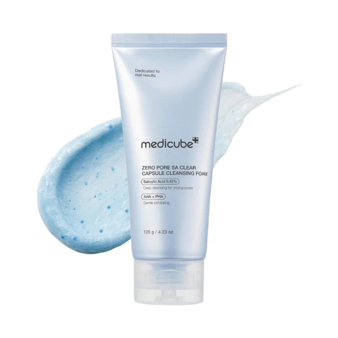 Limpiador espumoso Zero Pore SA Clear Capsule Cleansing Foam medicube 120g