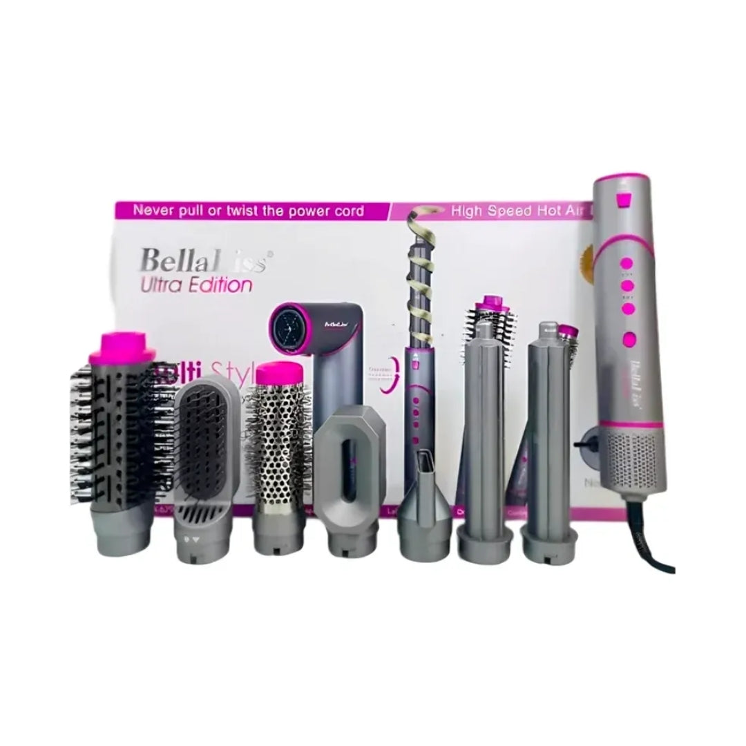 Cepillo Secador Multifuncional Edición Ultra 8 en 1º BellaLiss