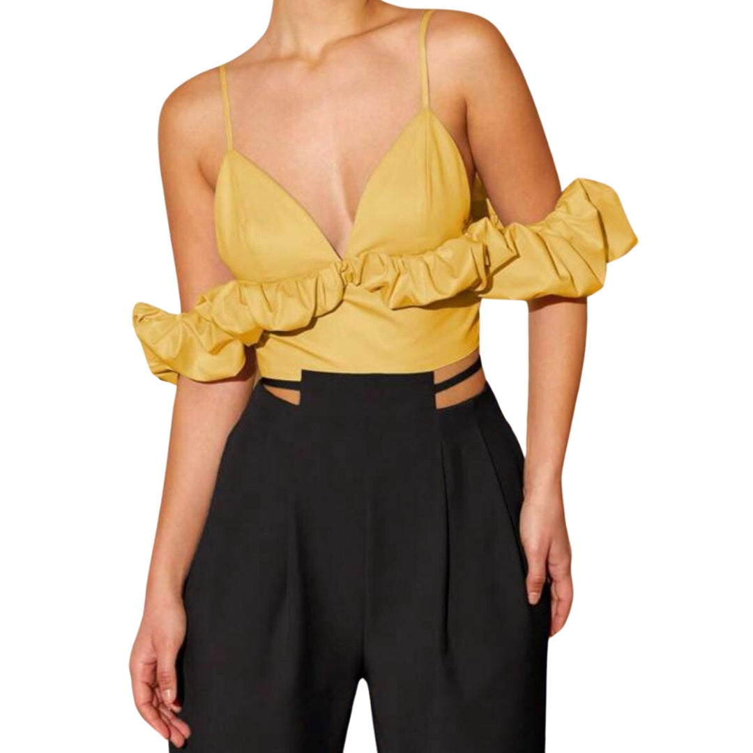 Top con espalda al aire y escote