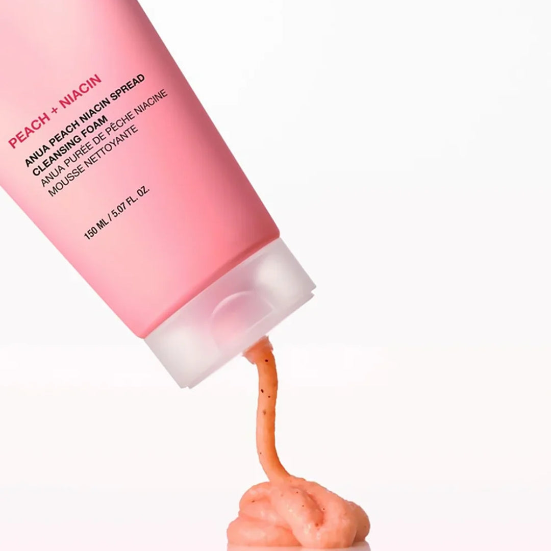 Limpiador Peach Niacin Spread Cleansing Foam Anua