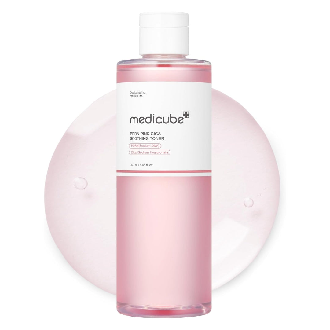 Tónico calmante Pink Cica de PDRN (250 ml) Medicube PDRN Pink Cica Soothing Toner Medicube