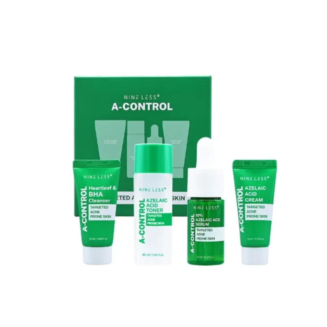 Kit Mini Anti-Acné con Ácido Azelaico y Heartleaf Nine Less