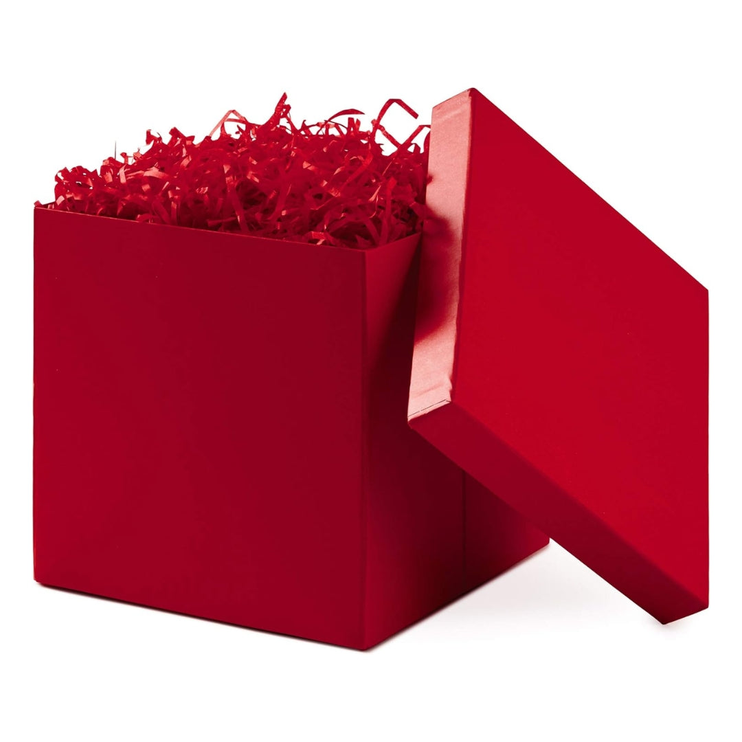 Caja de Regalo y Confeti 7.25 x 7.19 roja