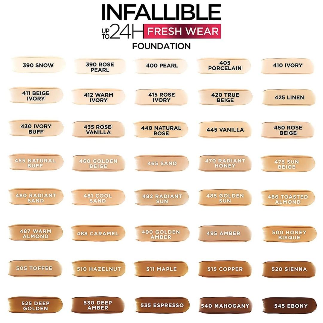 Base Fresh Wear Semi Mate - Fresh wear Foundation 30ml L'Oreal Infallible