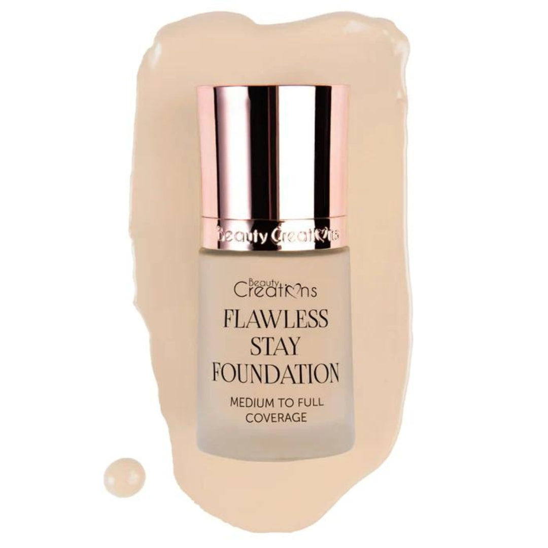 Base Semi Mate Flawless Stay - Foundation Flawless Stay 30ml Beauty Creations