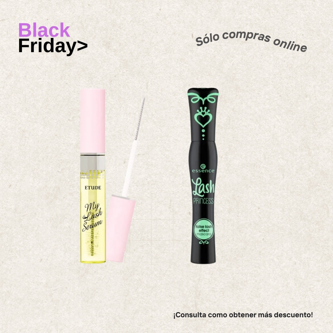 Dúo Pestañas: Sérum + Efecto Postizas Black Friday