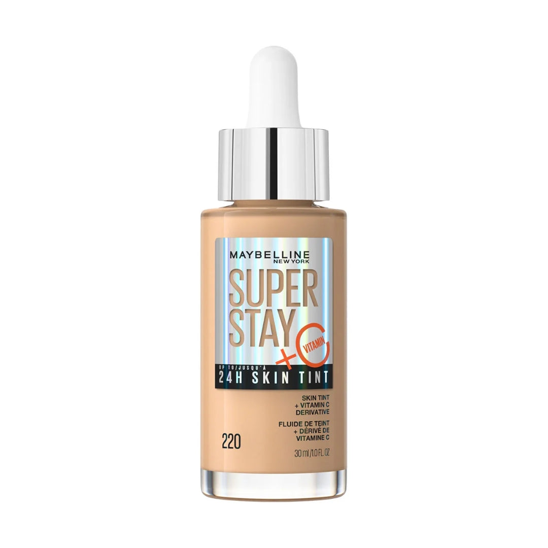 Base de Maquillaje Ligera- Super Stay Skin Tint + Vitamina C*24h 30ml Maybelline