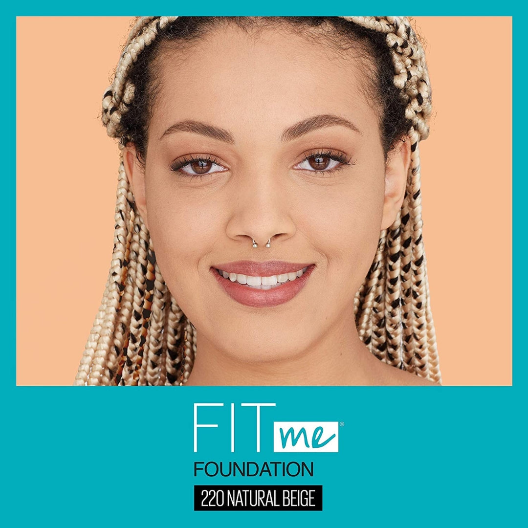 Base Fit Me Mate -Foundation Matte and Poreless Fit Me 30ml Maybelline