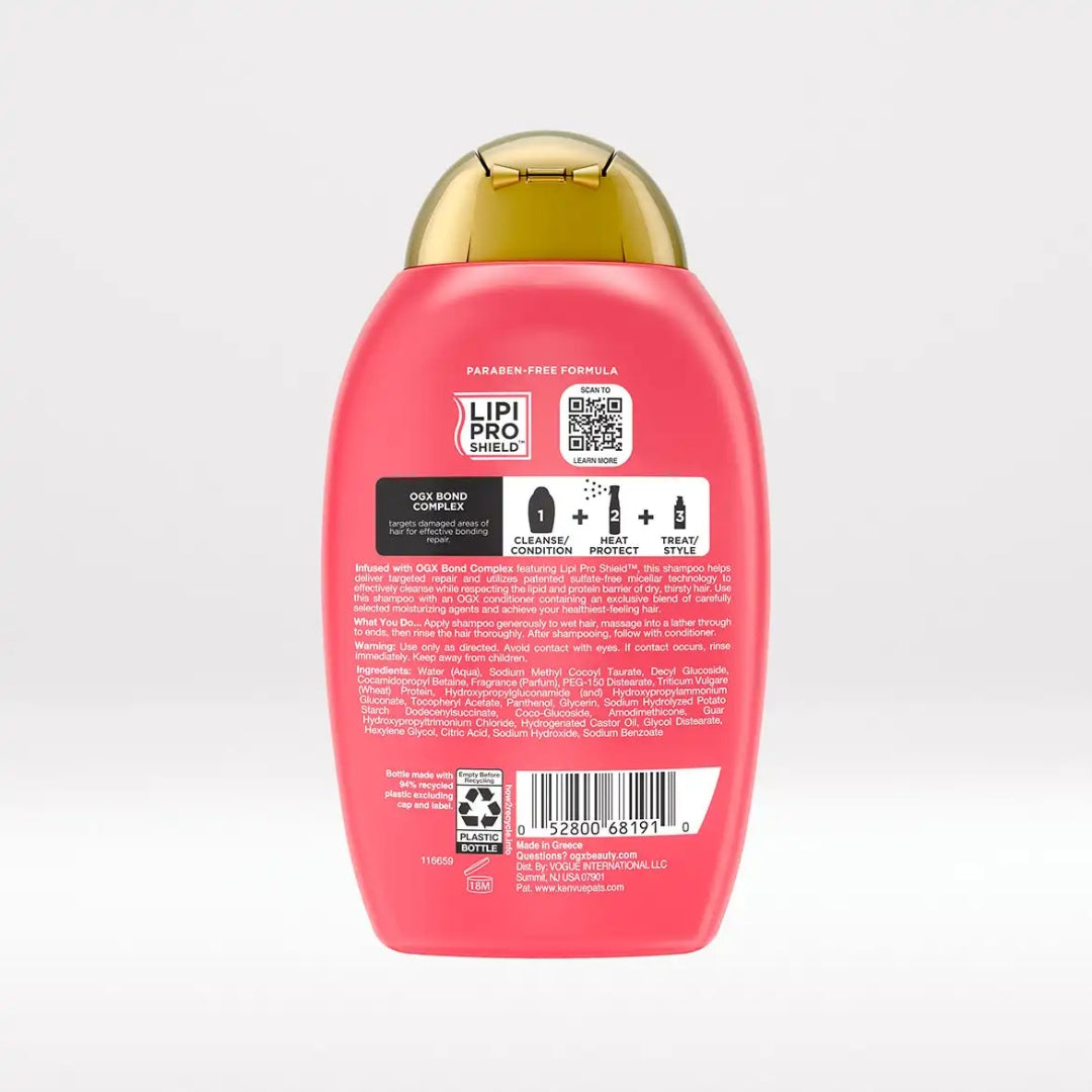 Champú Reparador de Proteínas Bond 385ml Ogx | Bond Protein Repair Lightweight Shampoo