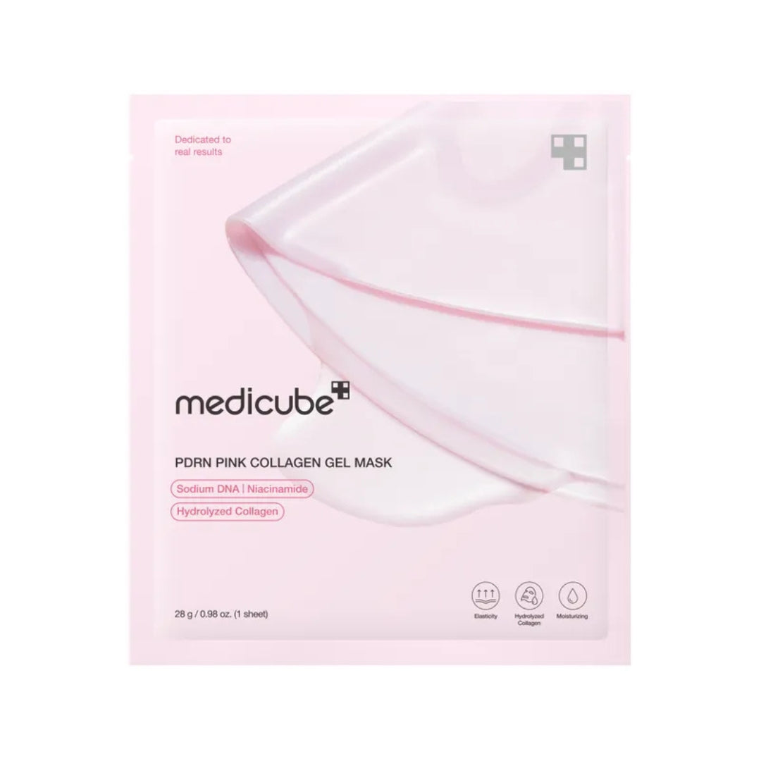 Mascarilla facial con PDRN de salmón 28g Medicube | Pdrn Pink Collagen Gel Mask