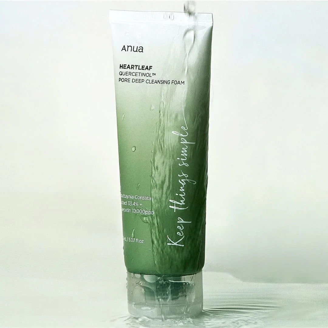 Limpiador Espumoso + Heartleaf Quercetinol Ácido salicílico 0.5% Anua