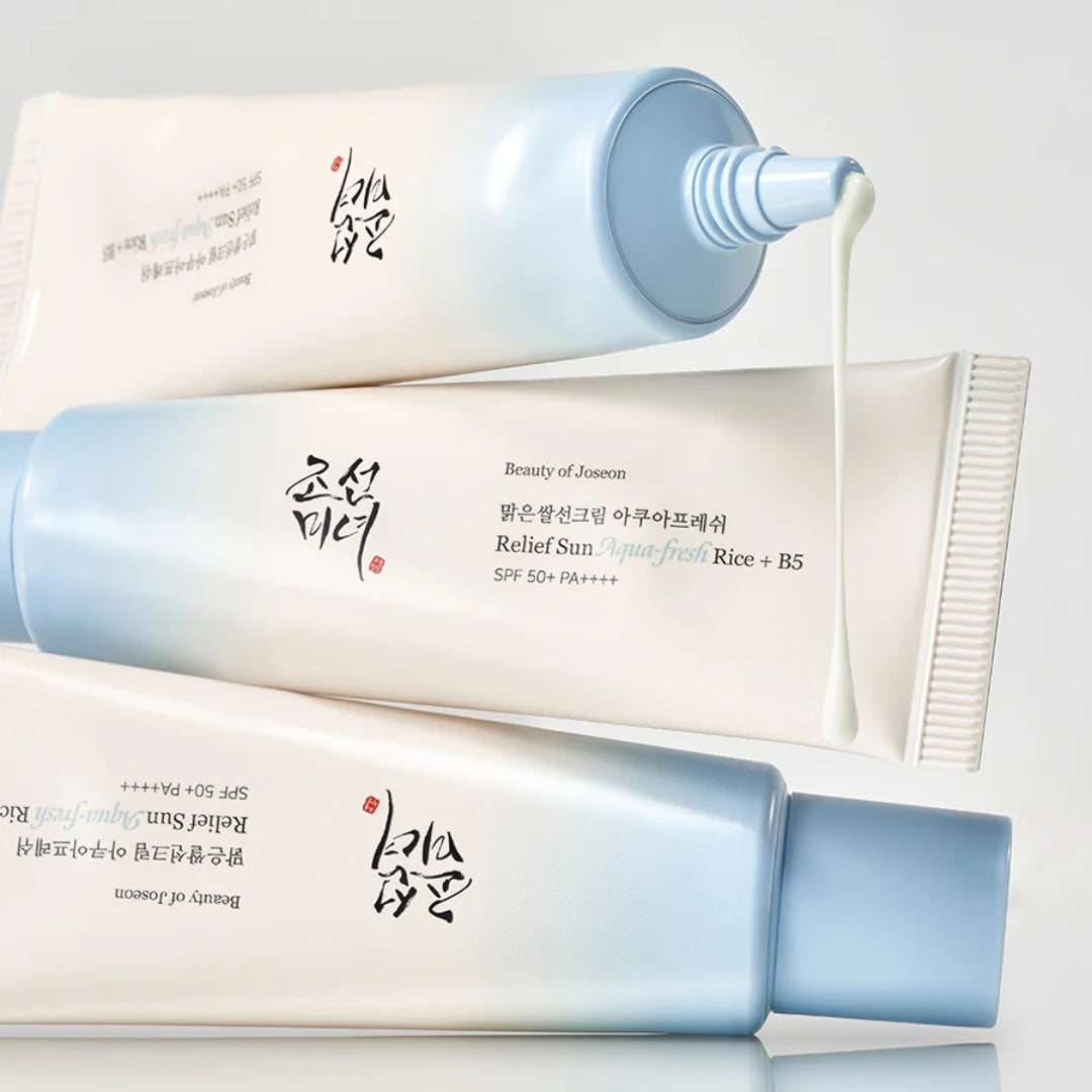 Protector Solar Serum Relief Sun Aqua-Fresh : Rice + B5 (SPF50+ PA++++) 50ml Beauty Of Joseon