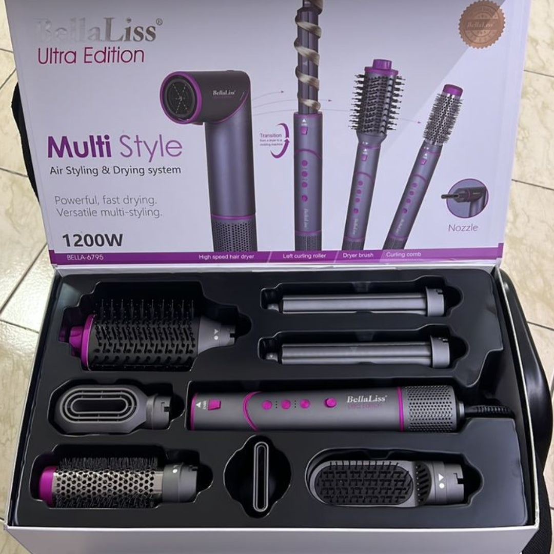 Cepillo Secador Multifuncional Edición Ultra 8 en 1º BellaLiss