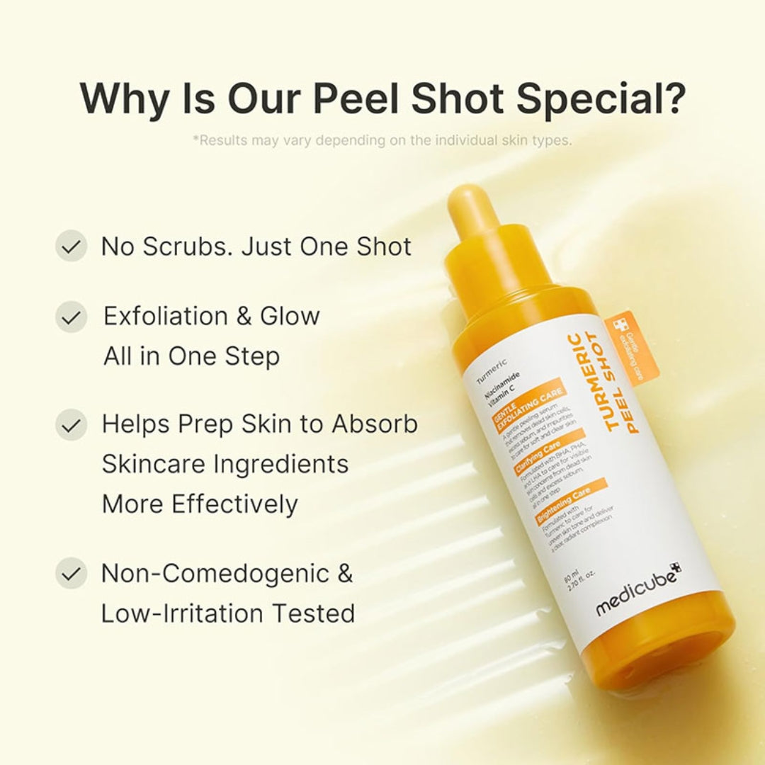 Serum Peeling Kojic Acid Turmeric Peel Shot - 80ml Medicube