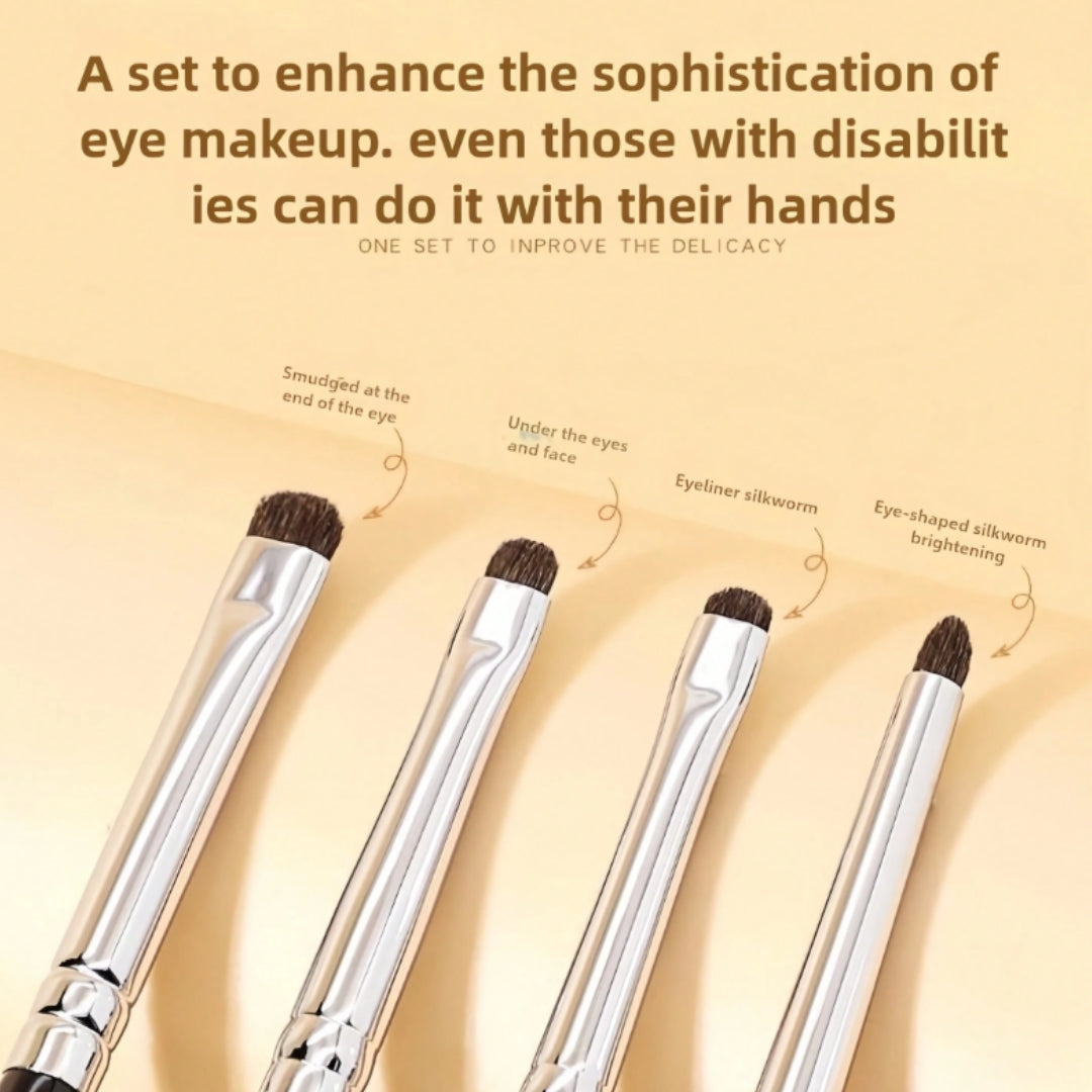 Set de Brocha de 4 Piezas de Detalle