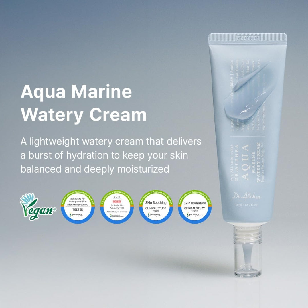 Crema facial hidratante Aqua Marine Watery Cream Dr. Althea