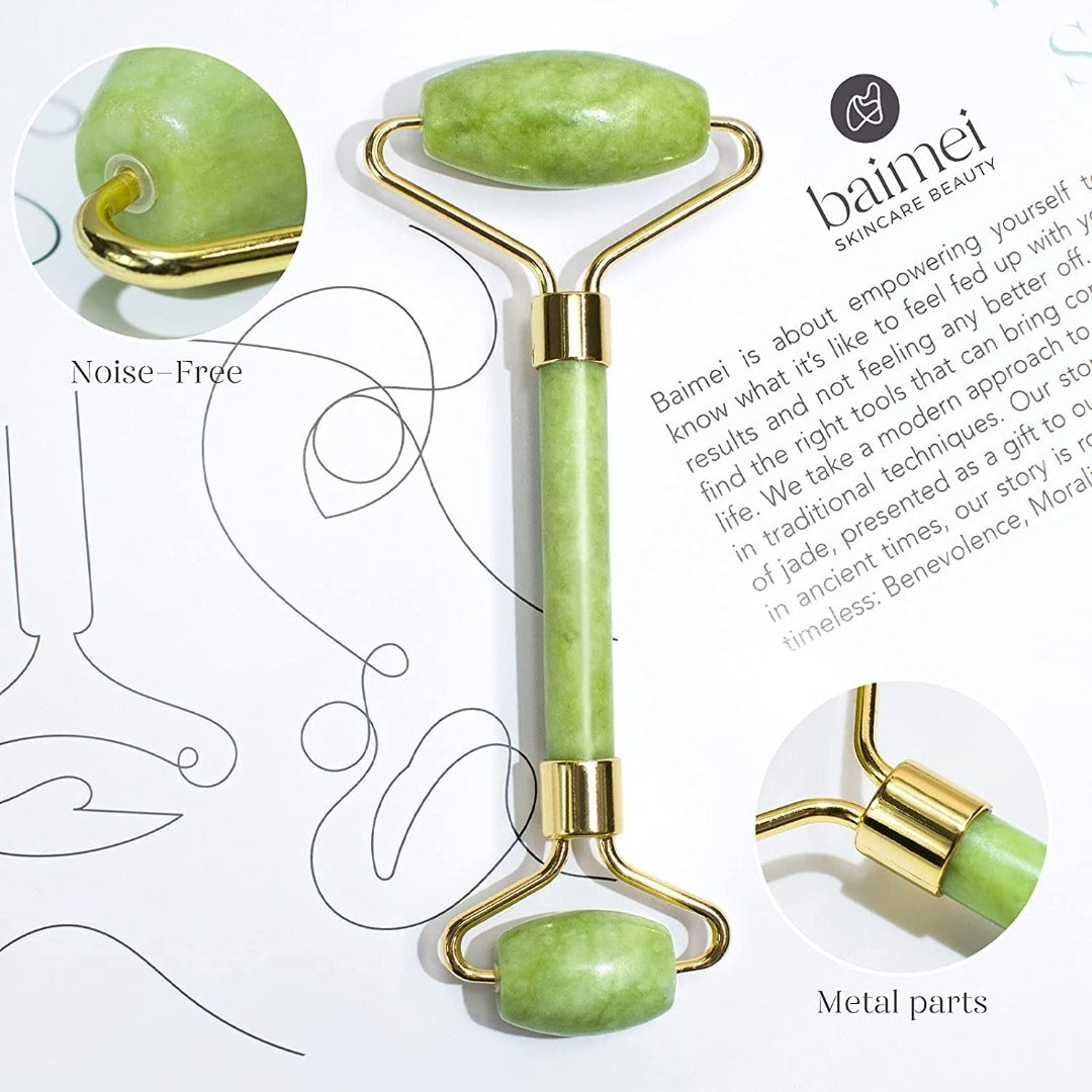 Gua Sha & Jade rolle Baimei Jade