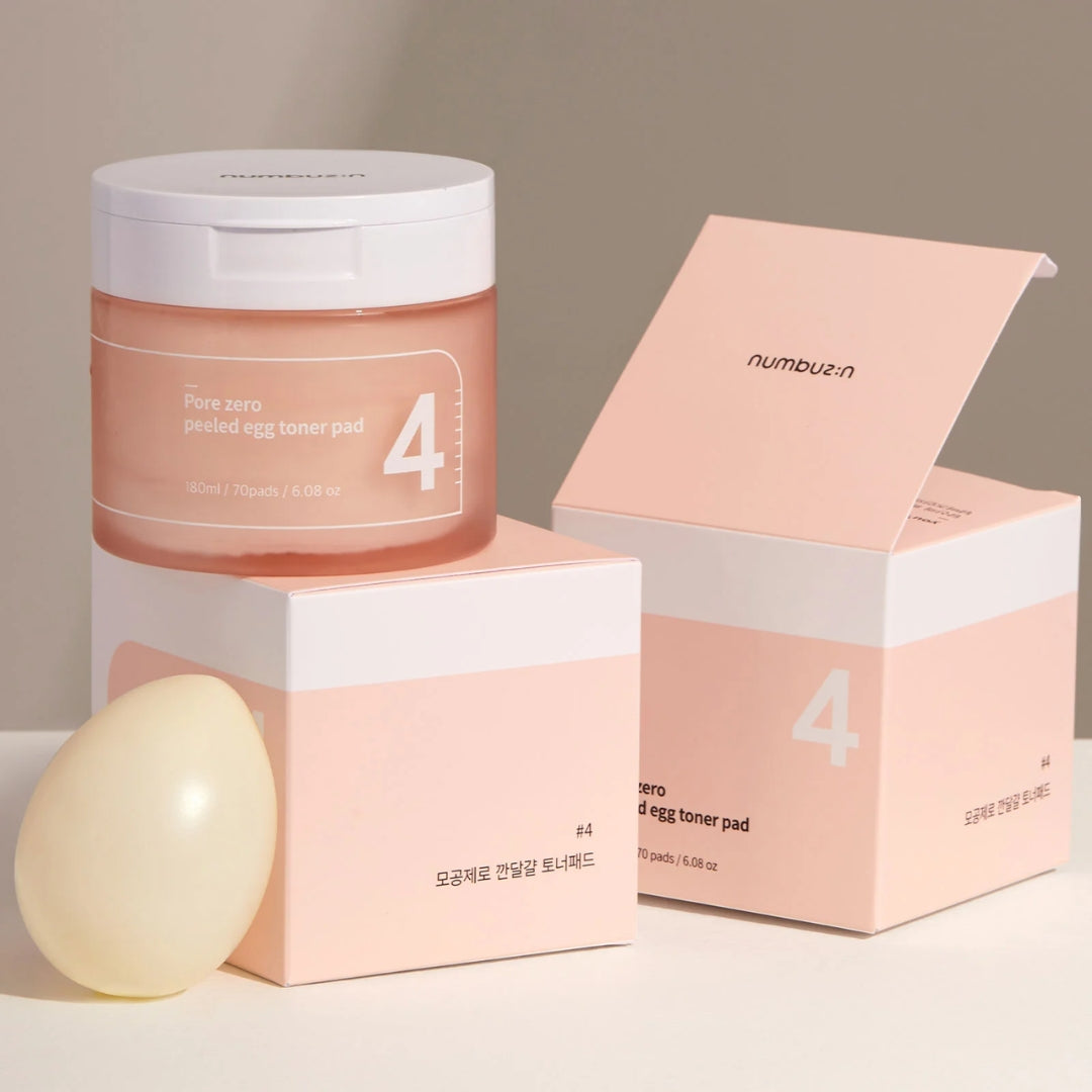 Pads (70ea) Toner No.4 Pore Zero Peeled Egg Numbuzin
