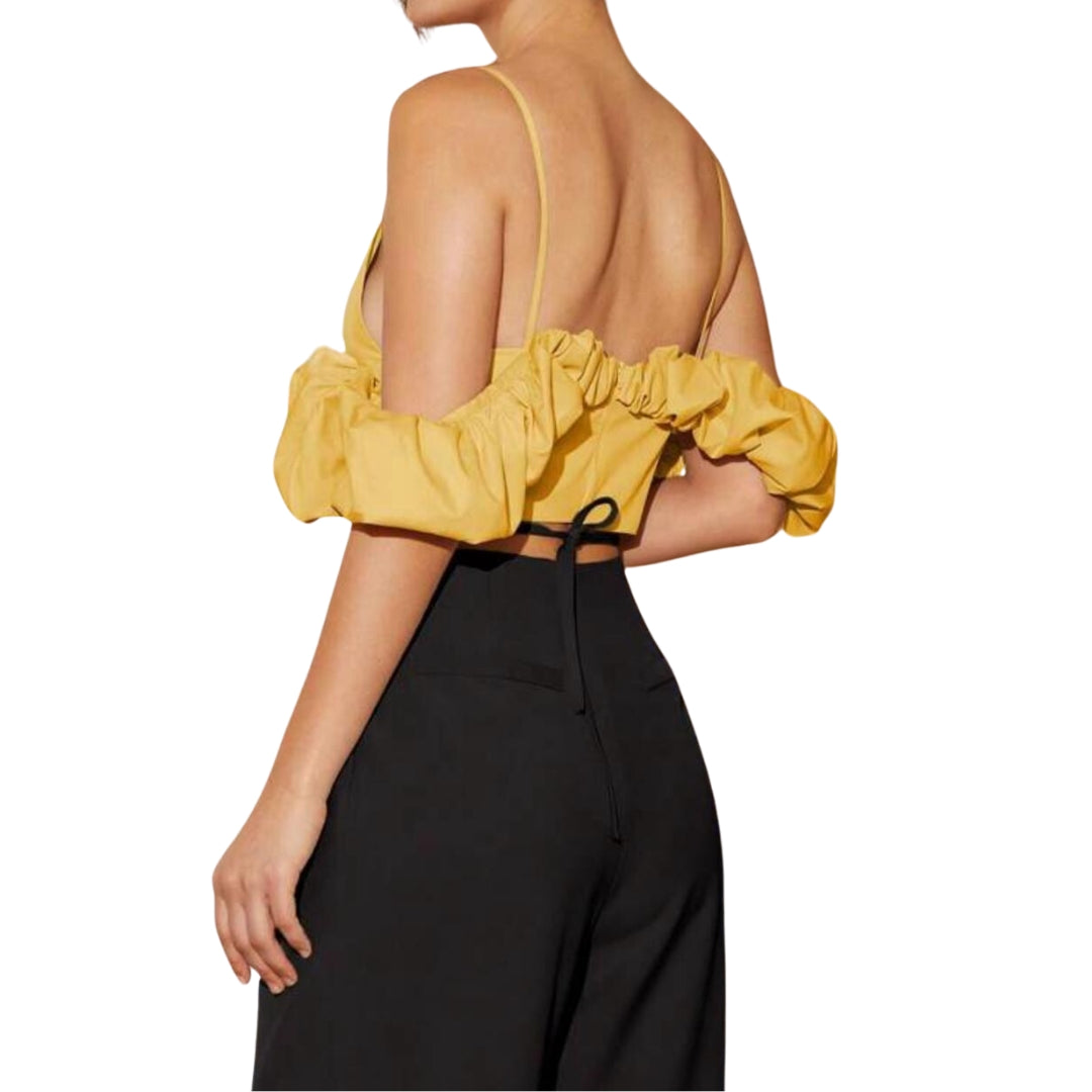 Top con espalda al aire y escote