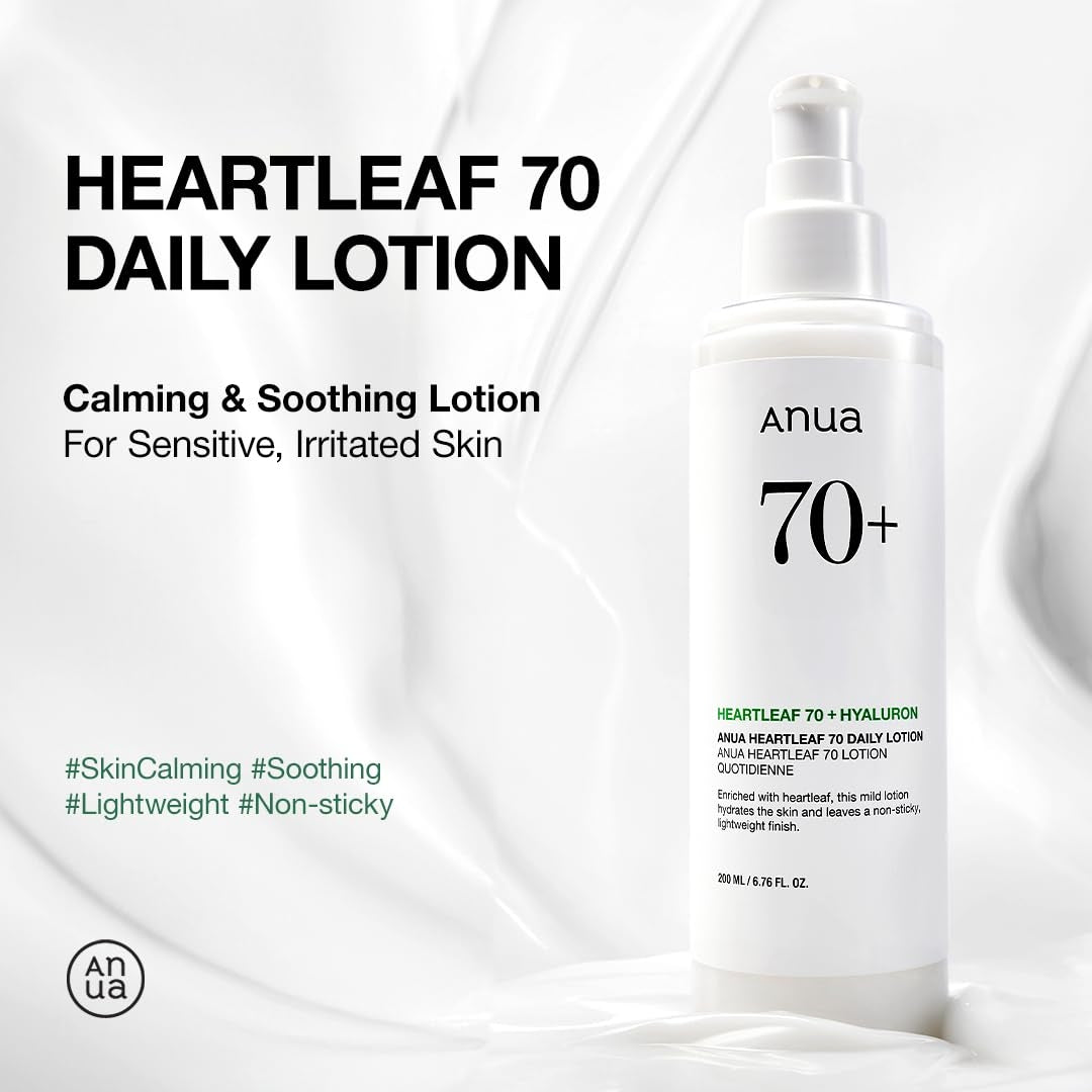 Loción hidratante facial con ácido hialurónico 6.8 fl oz Anua