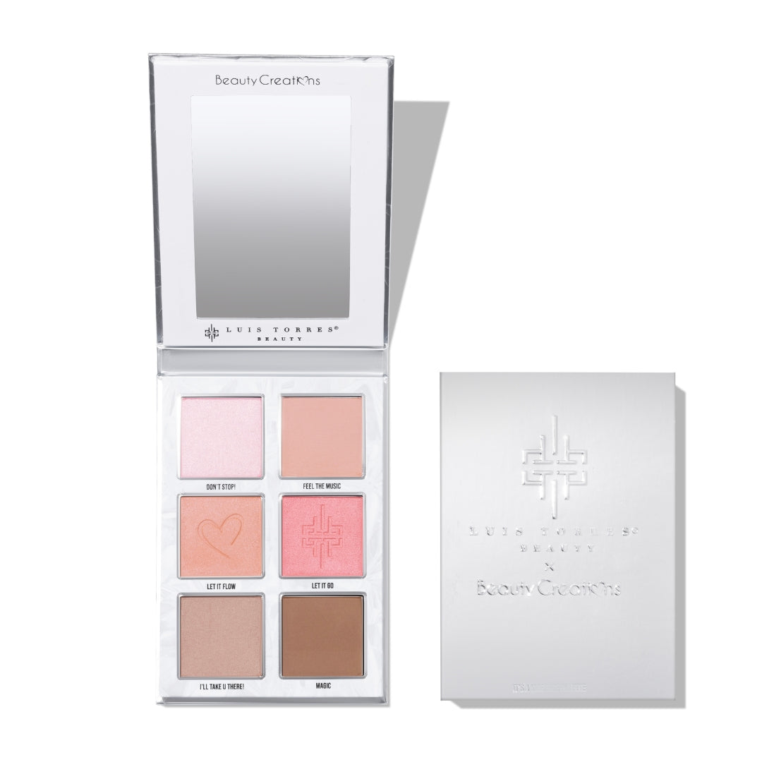 Paleta de Contorno Blush e Iluminador Luis Torres Volume II Beauty Cretions