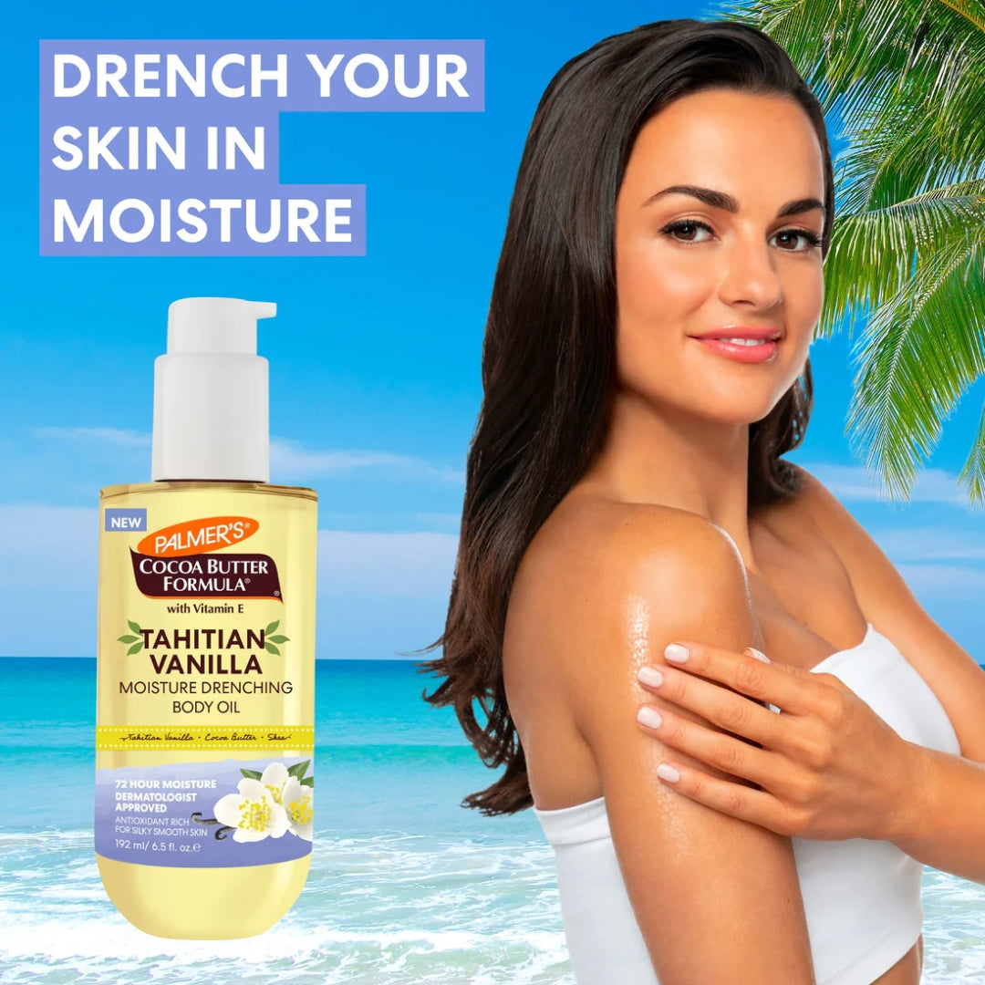 Aceite Corporal Tahitian Vainilla Moisture Drenching Body Oil Palmers k6