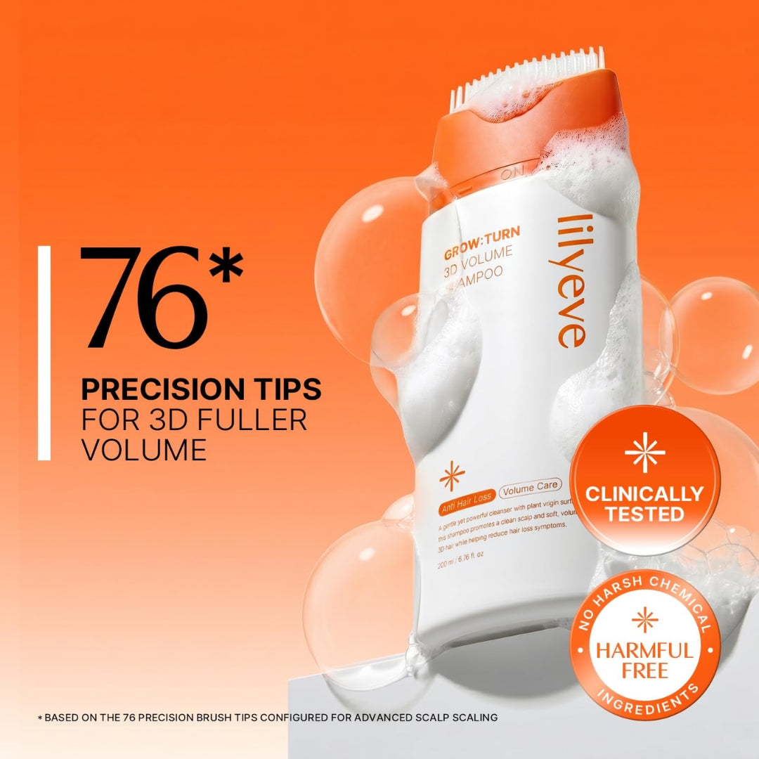 Shampoo Grow:Turn 3D Volume 200ml lilyeve