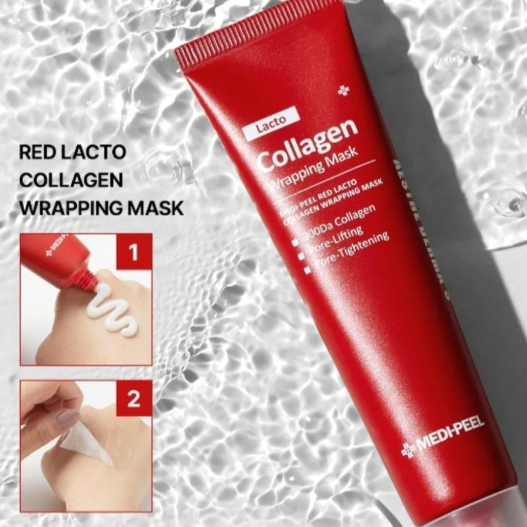 Mascarilla Red Lacto Collagen Wrapping Mask Medipeel
