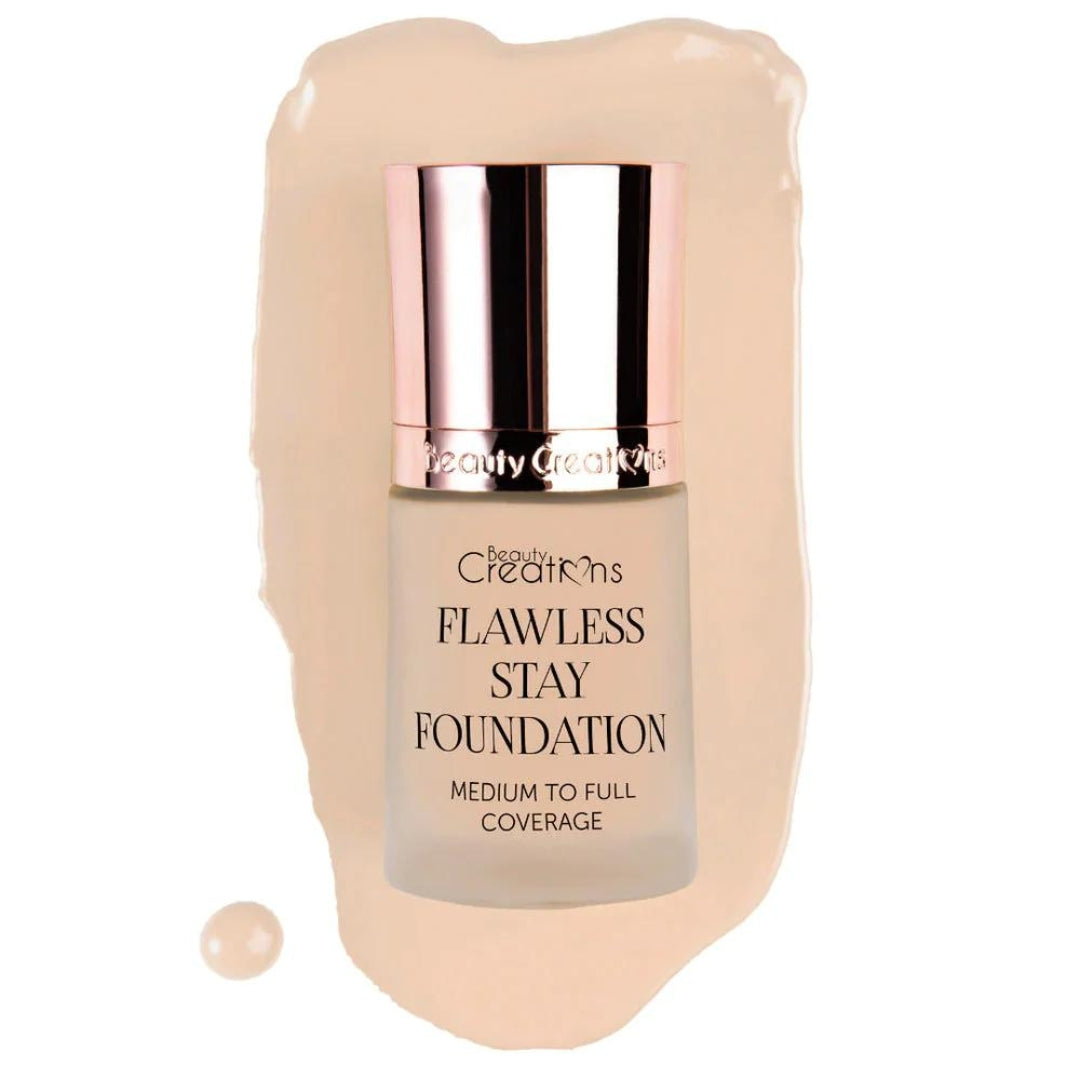 Base Semi Mate Flawless Stay - Foundation Flawless Stay 30ml Beauty Creations