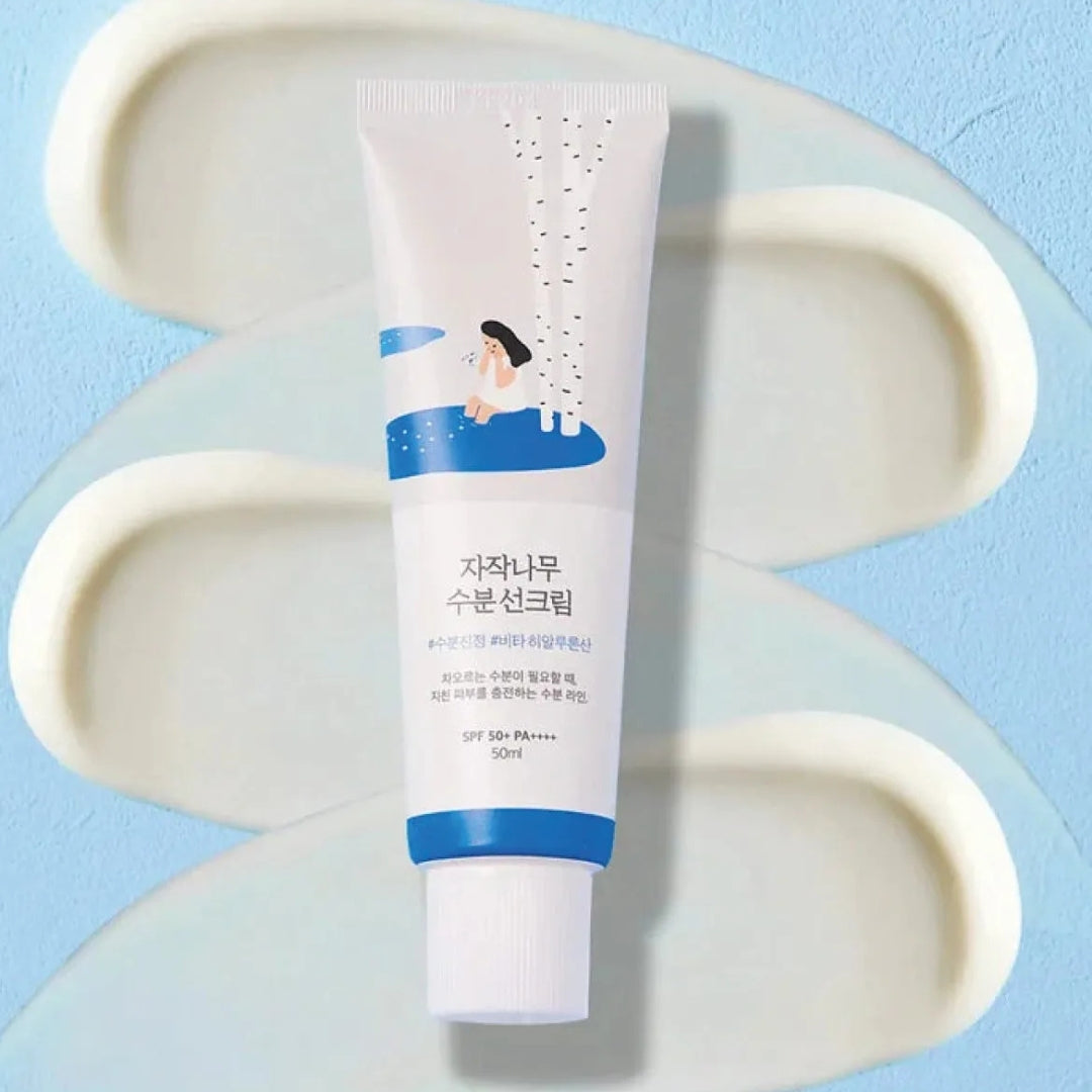 Protector solar hidratante con zumo de abedul 50ml Round Lab | Birch Juice Moisturizing Sun Cream SPF 50+
