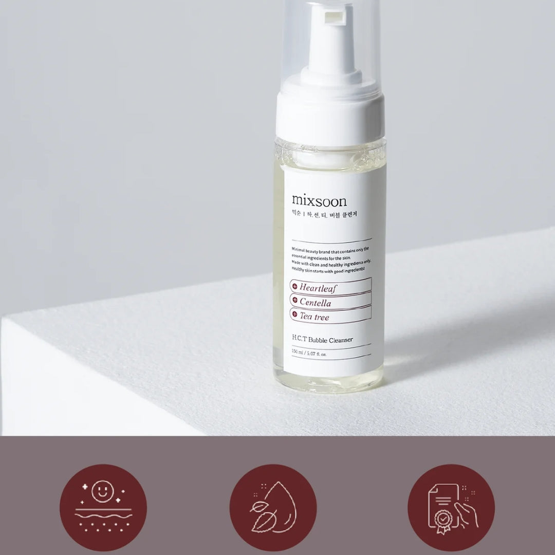 Limpiador Espumoso H.C.T Bubble Cleanser 150ml Mixsoon