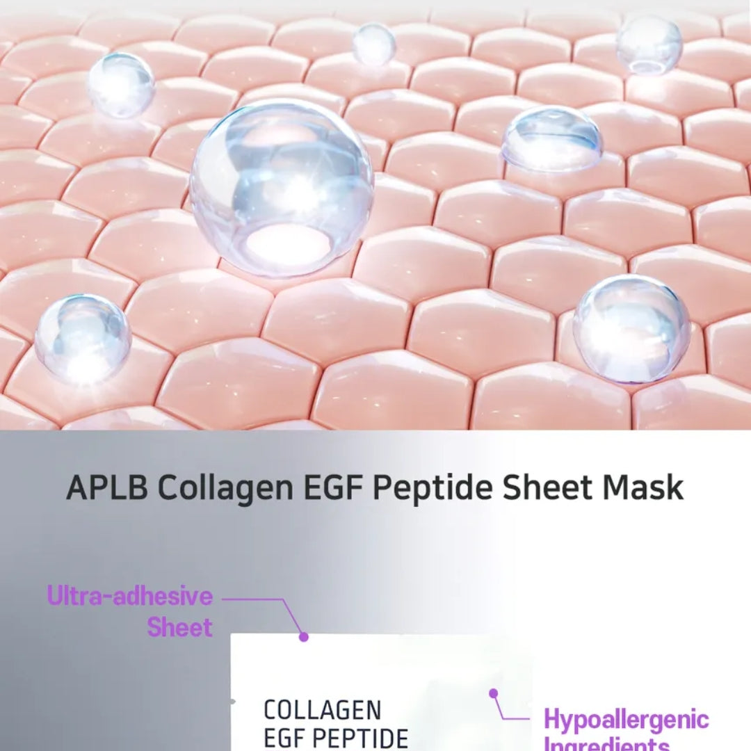 Mascarillas facial Collagen EGF Peptide Sheet Mask Aplb