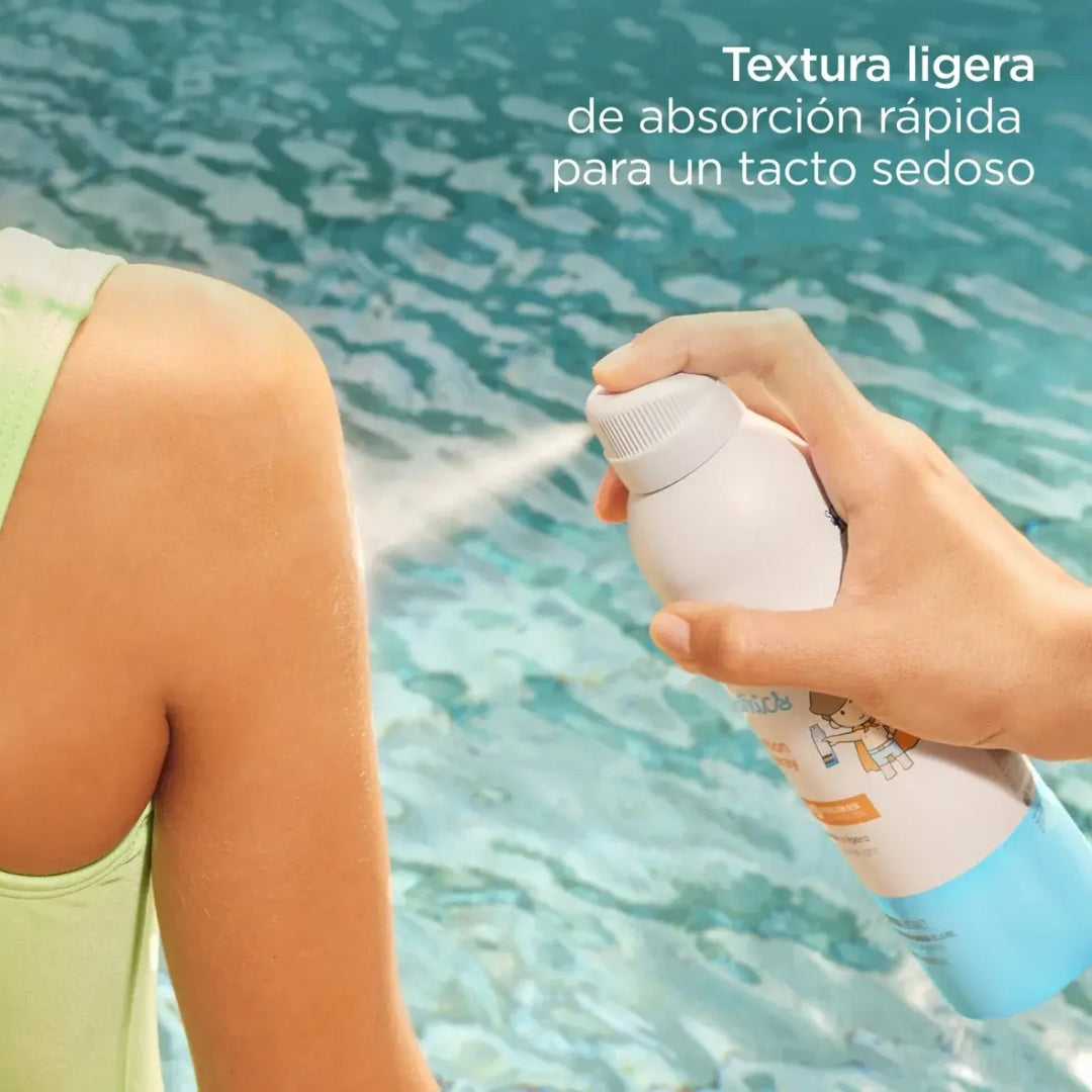 Protector Solar Transparent Spray Wet Skin Pediatrics SPF 50 Isdin