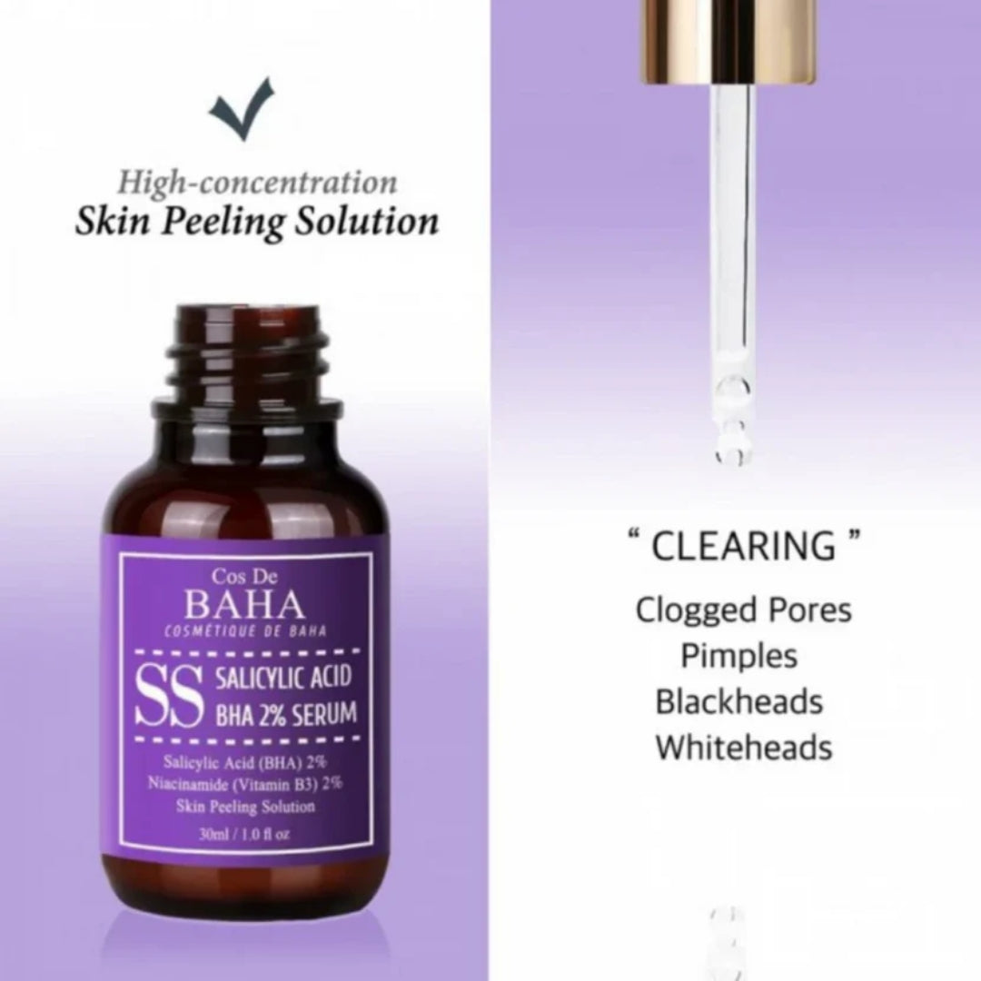 Serum de ácido salicílico al 2% 30 ml COS DE BAHA