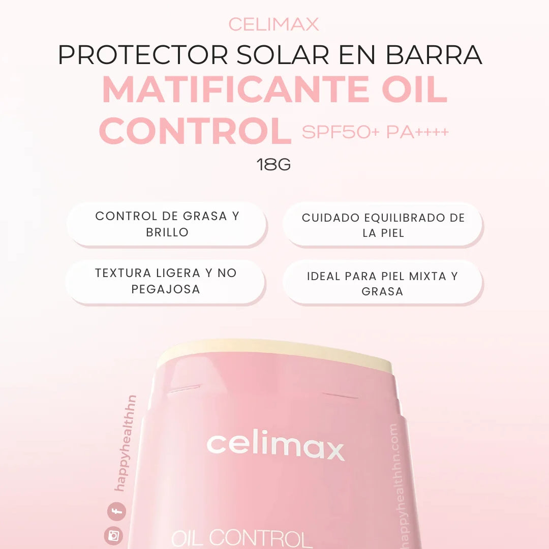 Protector Solar en Barra Matificante Celimax