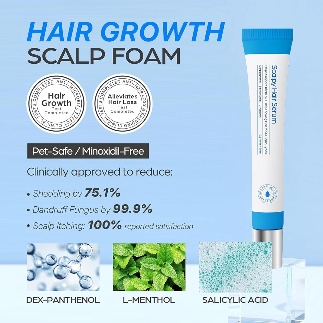Suero para el crecimiento del cabello Scalpy