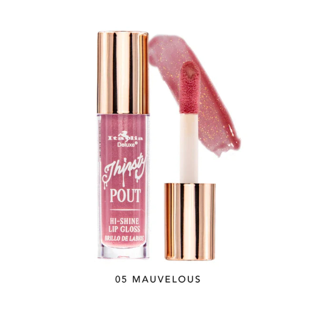 Lip Gloss Thirsty Pout Hi-Shine Italia Deluxe