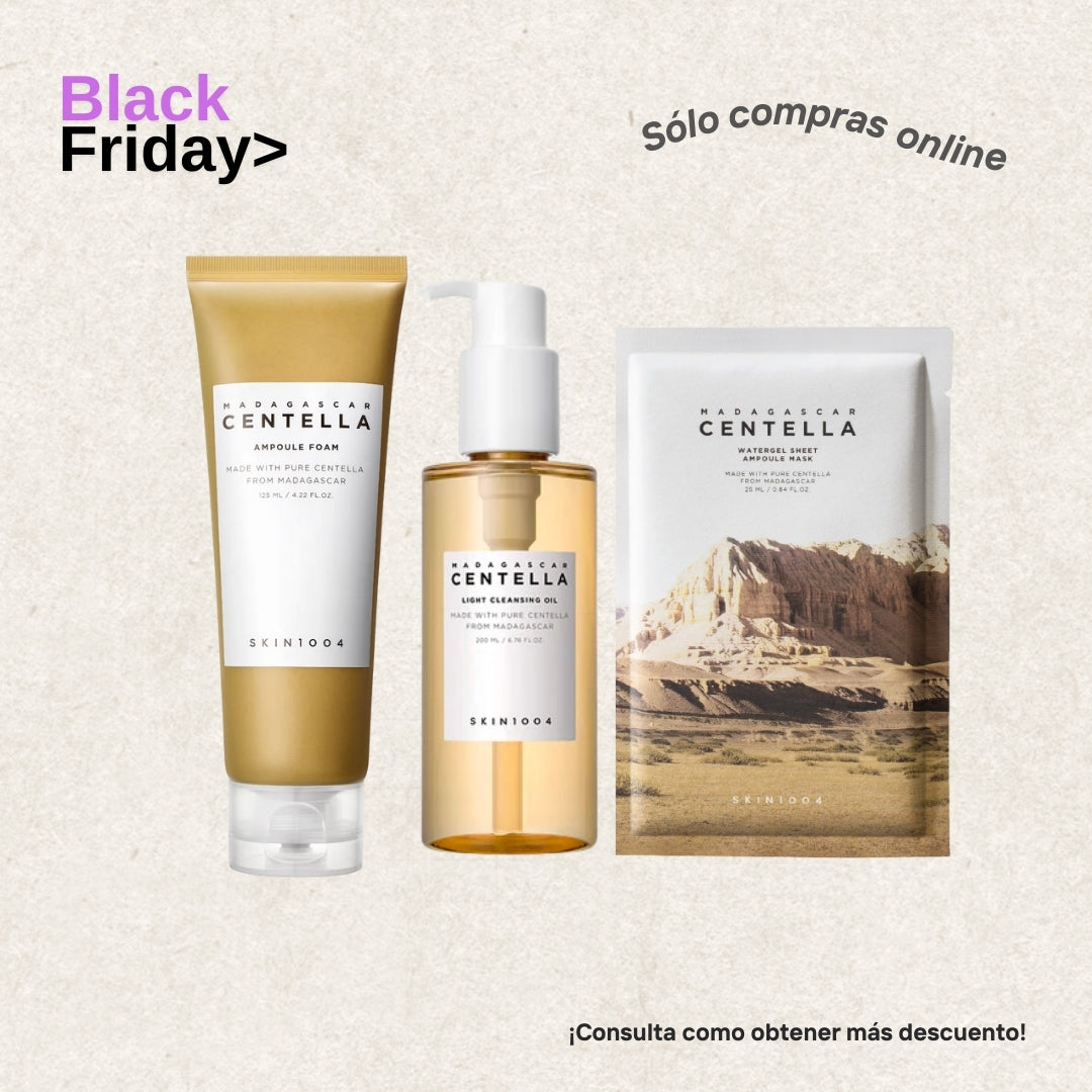 Combo de Doble Limpieza y Mascarilla Calmante Black Friday