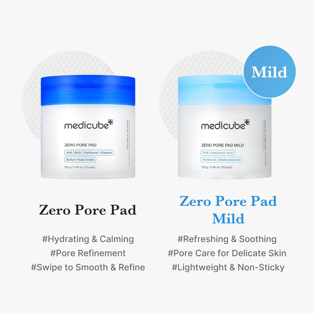 Pads Zero Pore Mild 70un Medicube