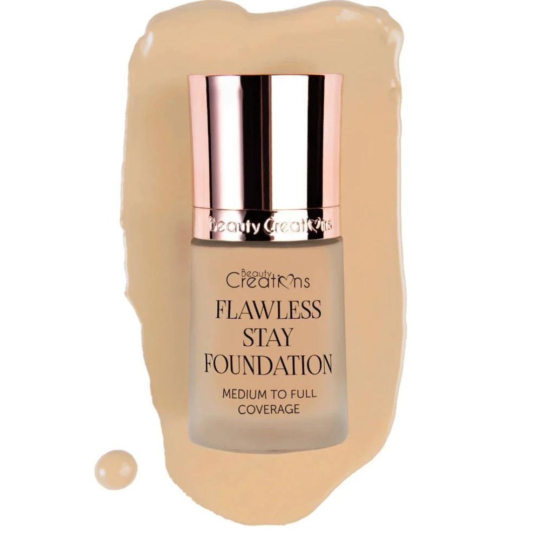 Base Semi Mate Flawless Stay - Foundation Flawless Stay 30ml Beauty Creations