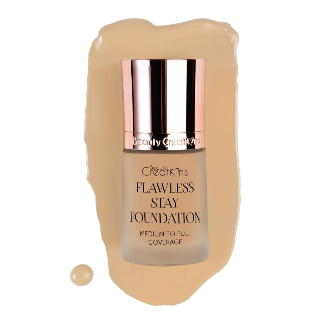 Base Semi Mate Flawless Stay - Foundation Flawless Stay 30ml Beauty Creations