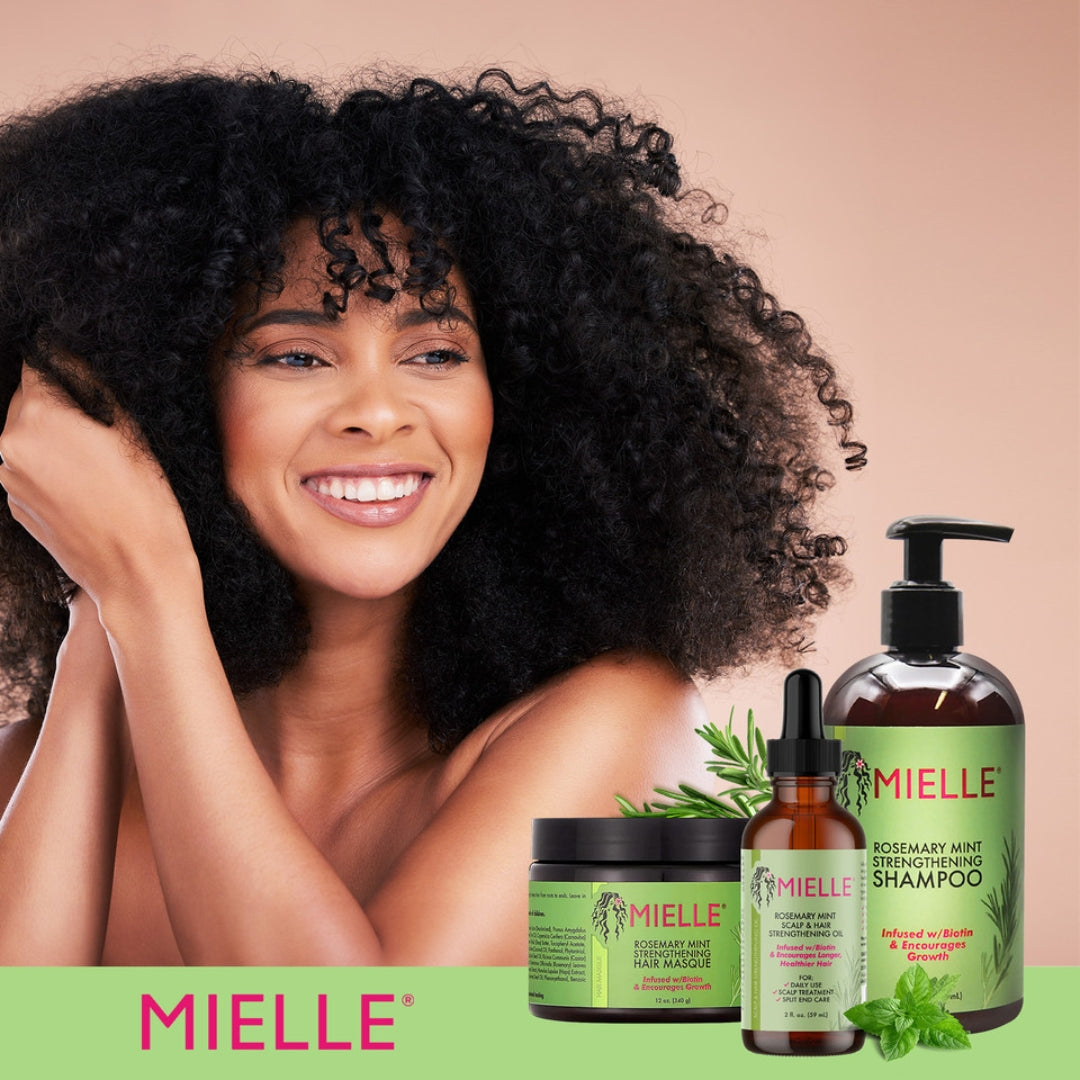 Kit Para el Cuidado del Cabello con romero y menta de Mielle