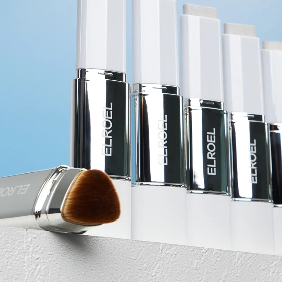 Base en Stick Blanca Volufiline Se Adapta a el tono de Piel ELROEL Blanc Cover Cream Stick